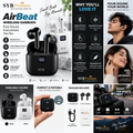 SYB AirBeat Wireless Earbuds